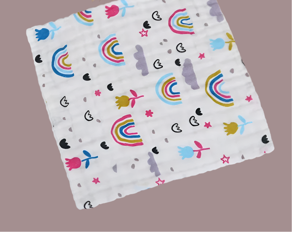 Baby face towel, pure cotton high-density