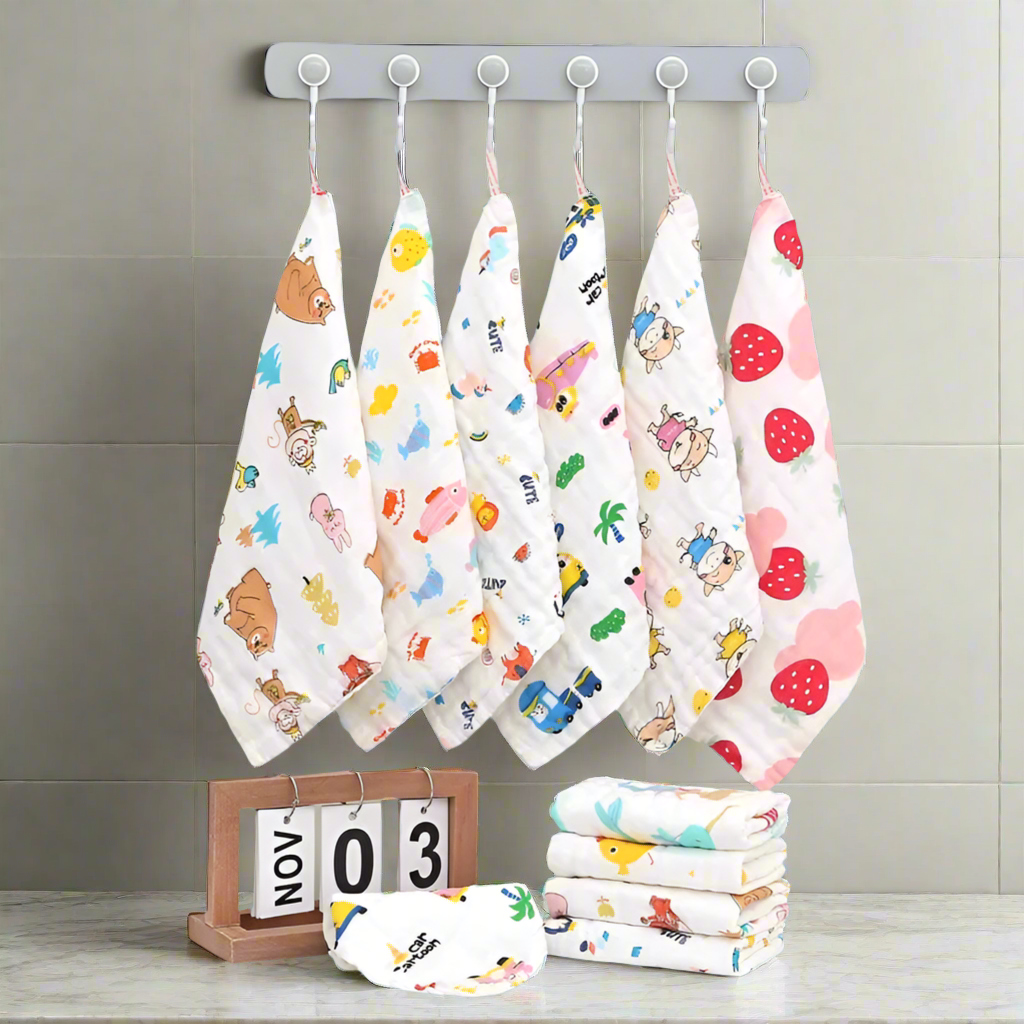 Baby face towel, pure cotton high-density