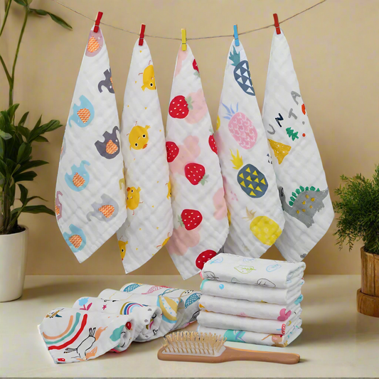 Baby face towel, pure cotton high-density