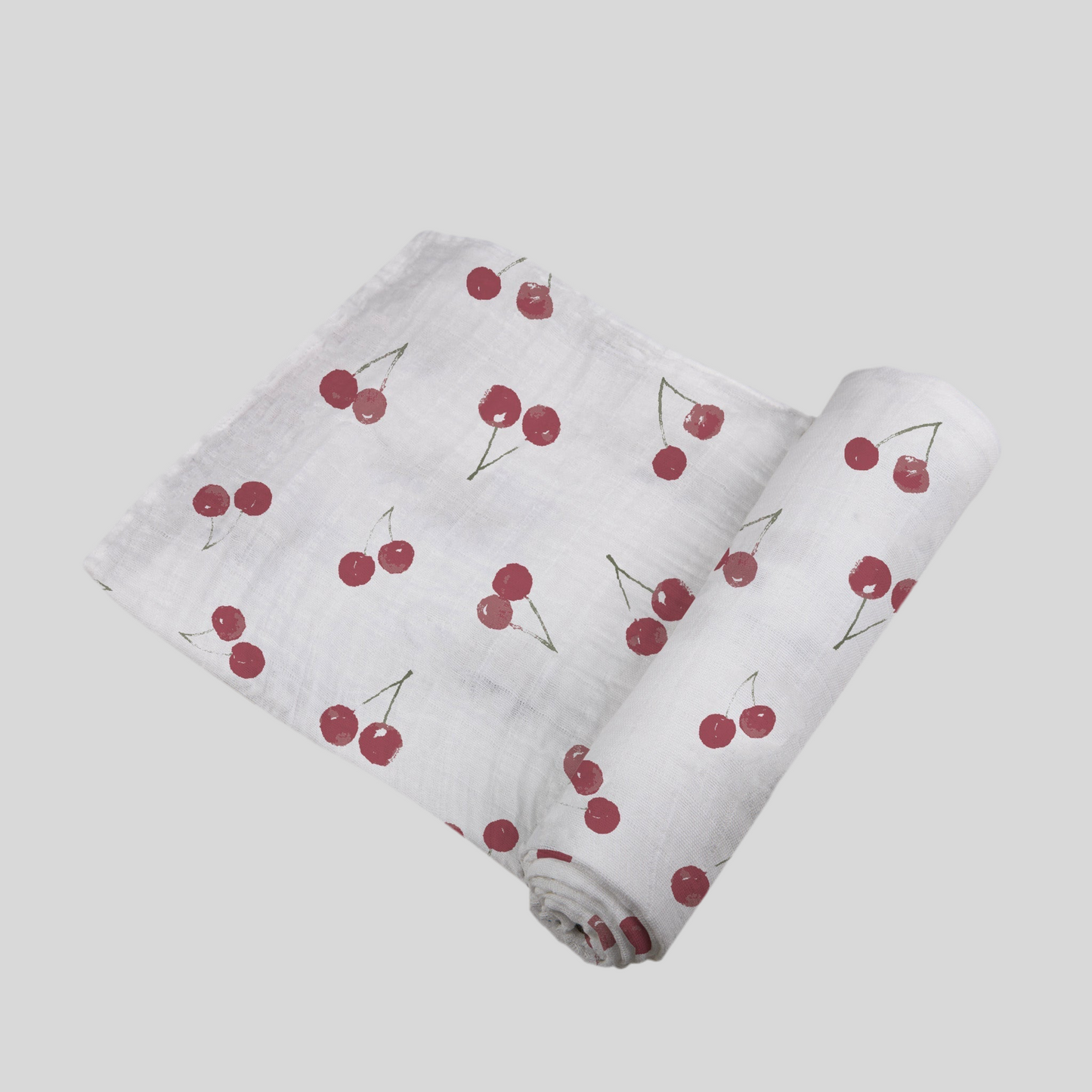 Sweetheart Cherry Bamboo Swaddle