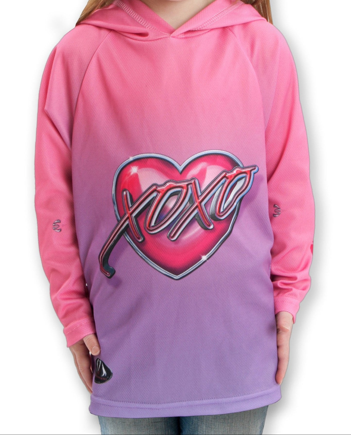 XOXO KISSY LIPS Hoodie Chomp Shirt