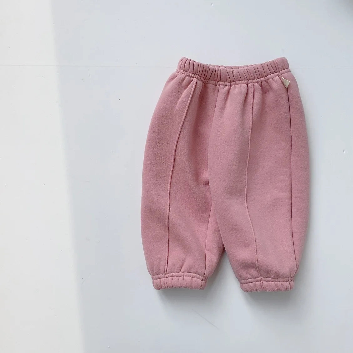 2024/2025 Winter New Baby Warm Pants Solid Infant Casual Pants