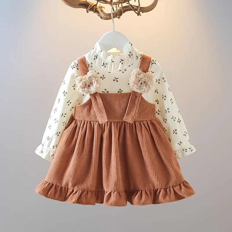 2025 new spring girl casual Korean cute dress