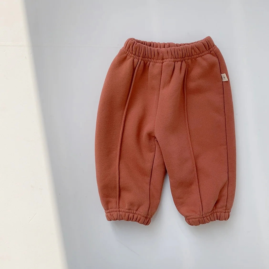 2024/2025 Winter New Baby Warm Pants Solid Infant Casual Pants