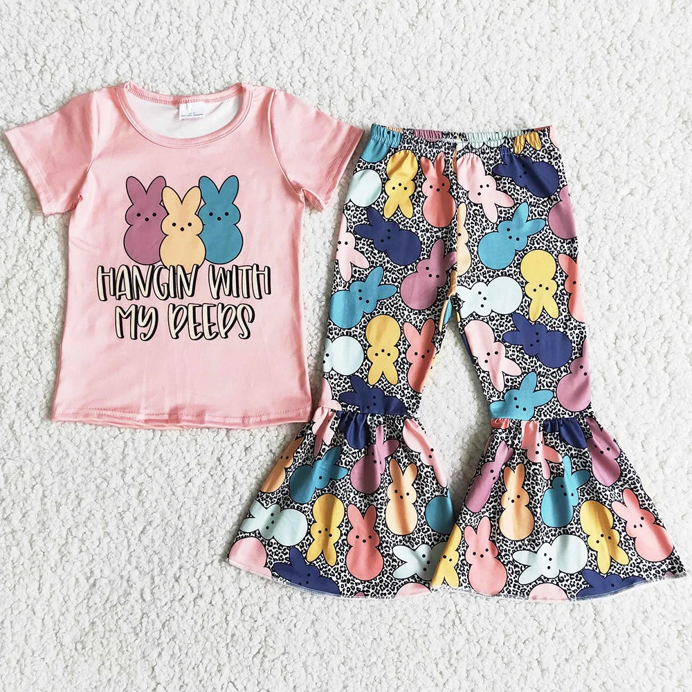 3/6-12/18 months Easter Rabbits Kids Boutique Fashion