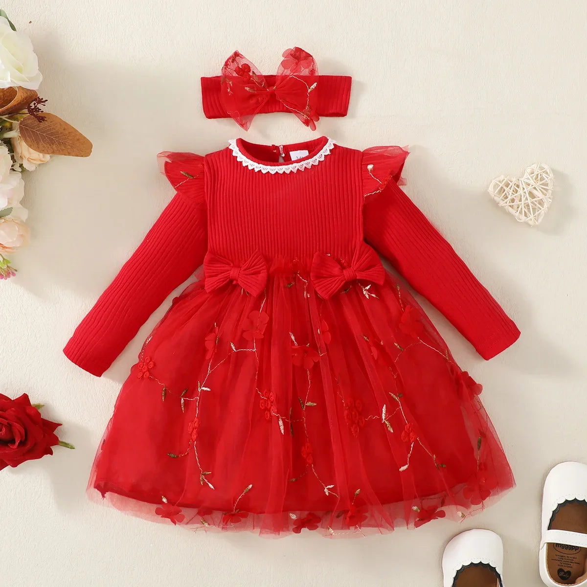 2025 New Spring Newborn Baby Girl Dresses