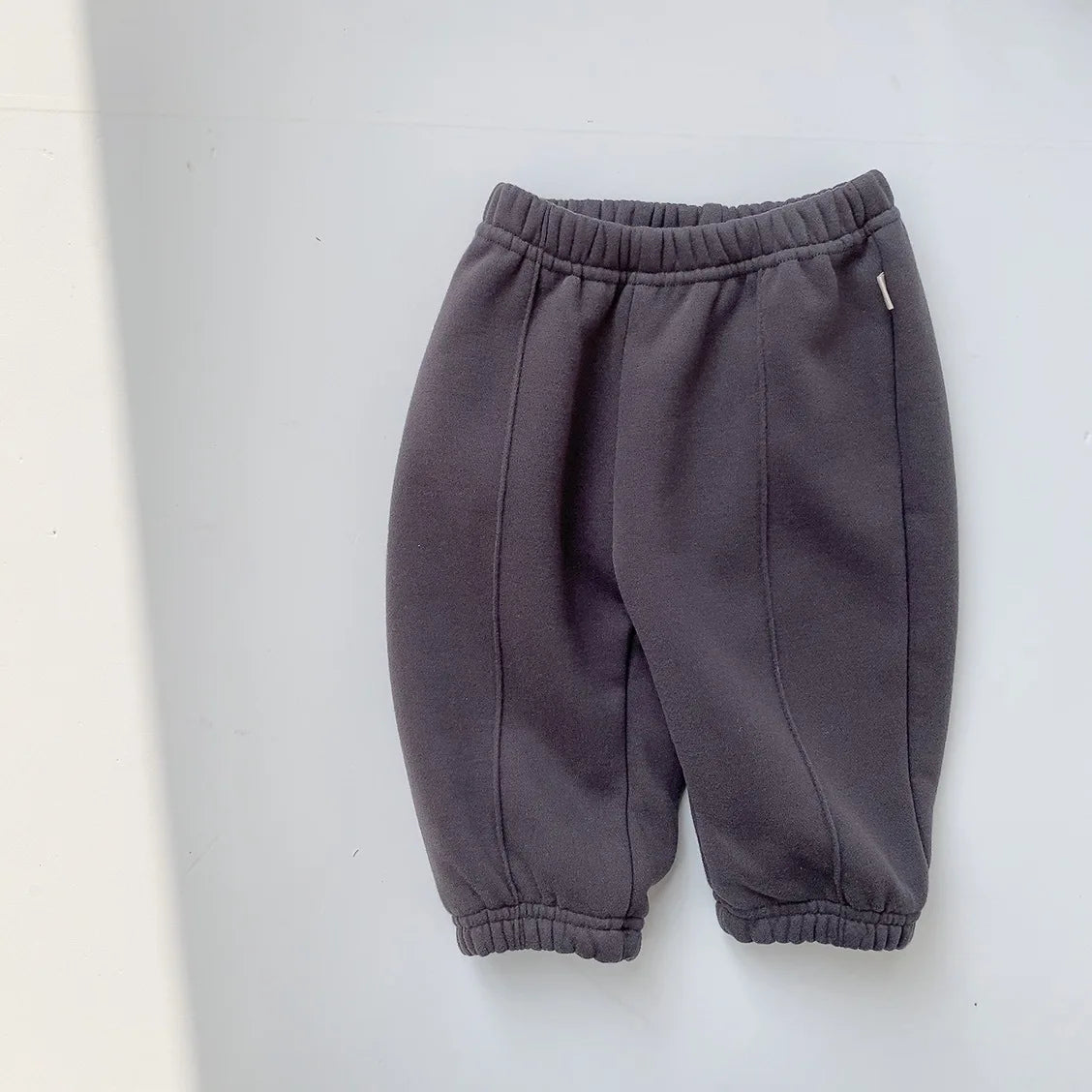 2024/2025 Winter New Baby Warm Pants Solid Infant Casual Pants