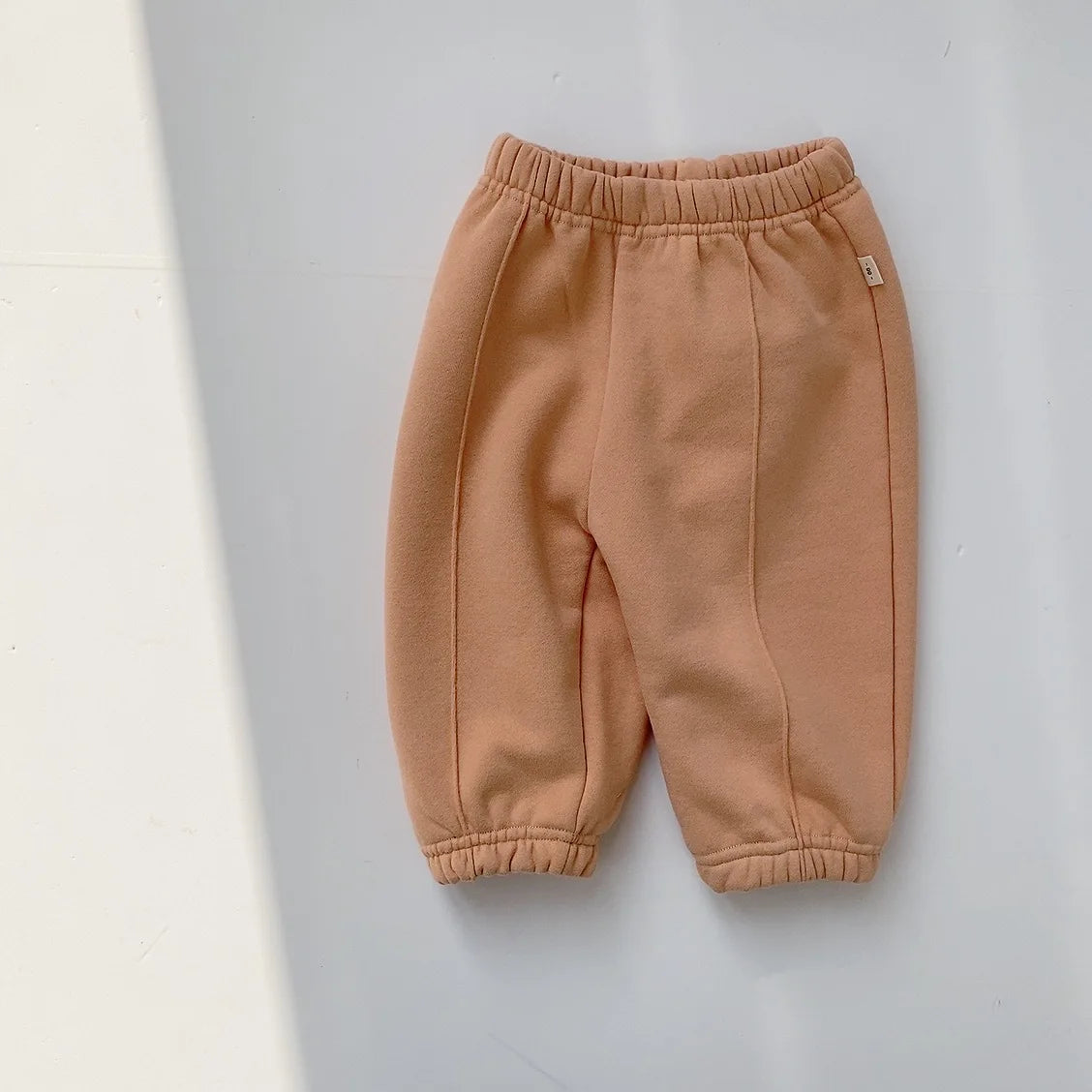 2024/2025 Winter New Baby Warm Pants Solid Infant Casual Pants