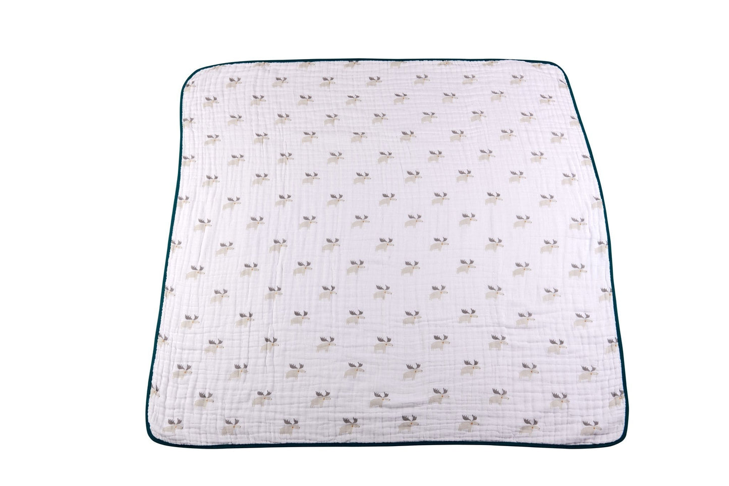 Mister Moose and Forest Arrow Cotton Muslin Blanket