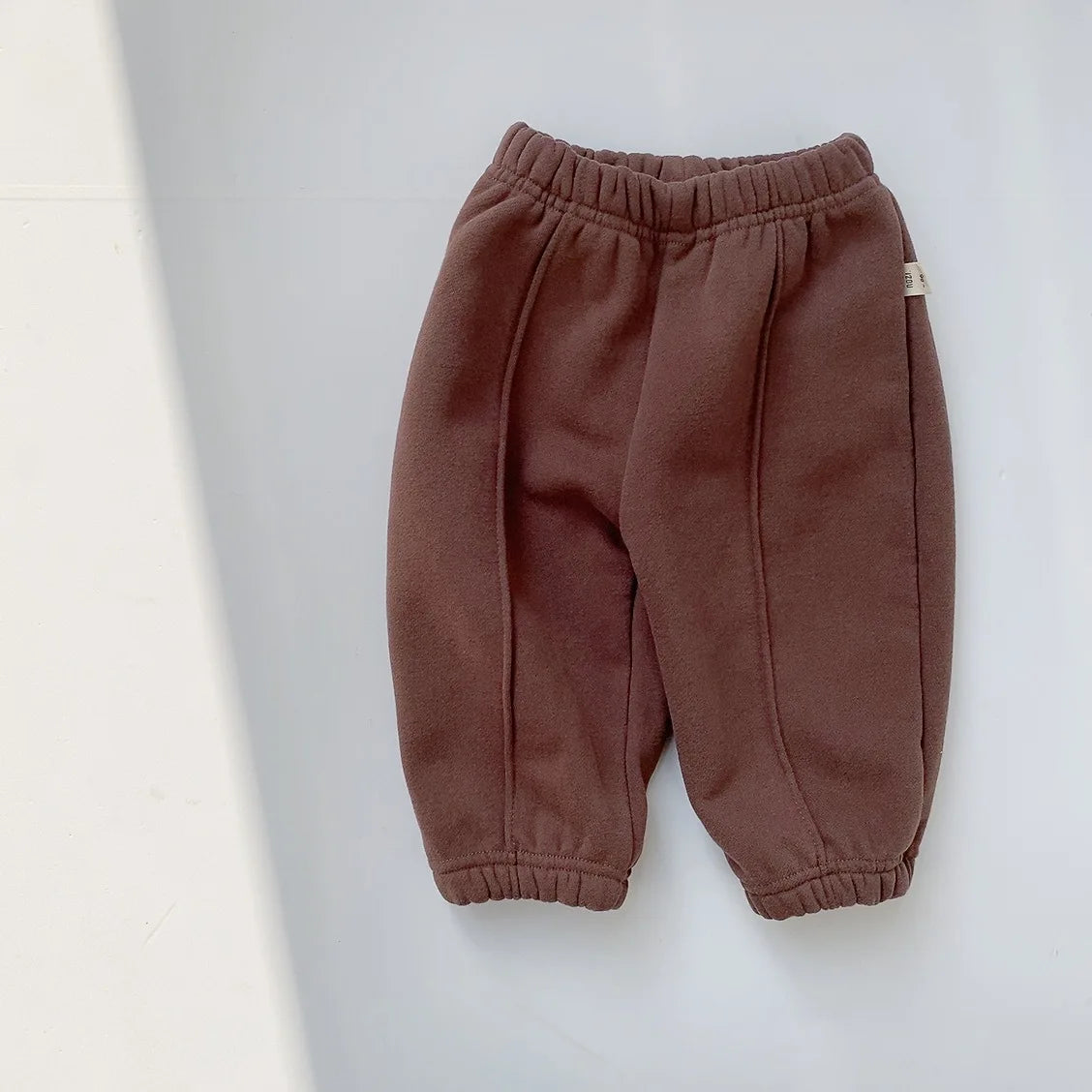 2024/2025 Winter New Baby Warm Pants Solid Infant Casual Pants