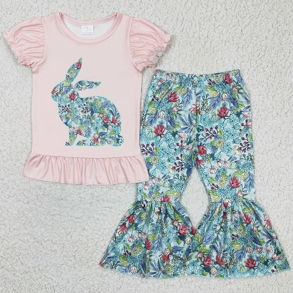 3/6-12/18 months Easter Rabbits Kids Boutique Fashion