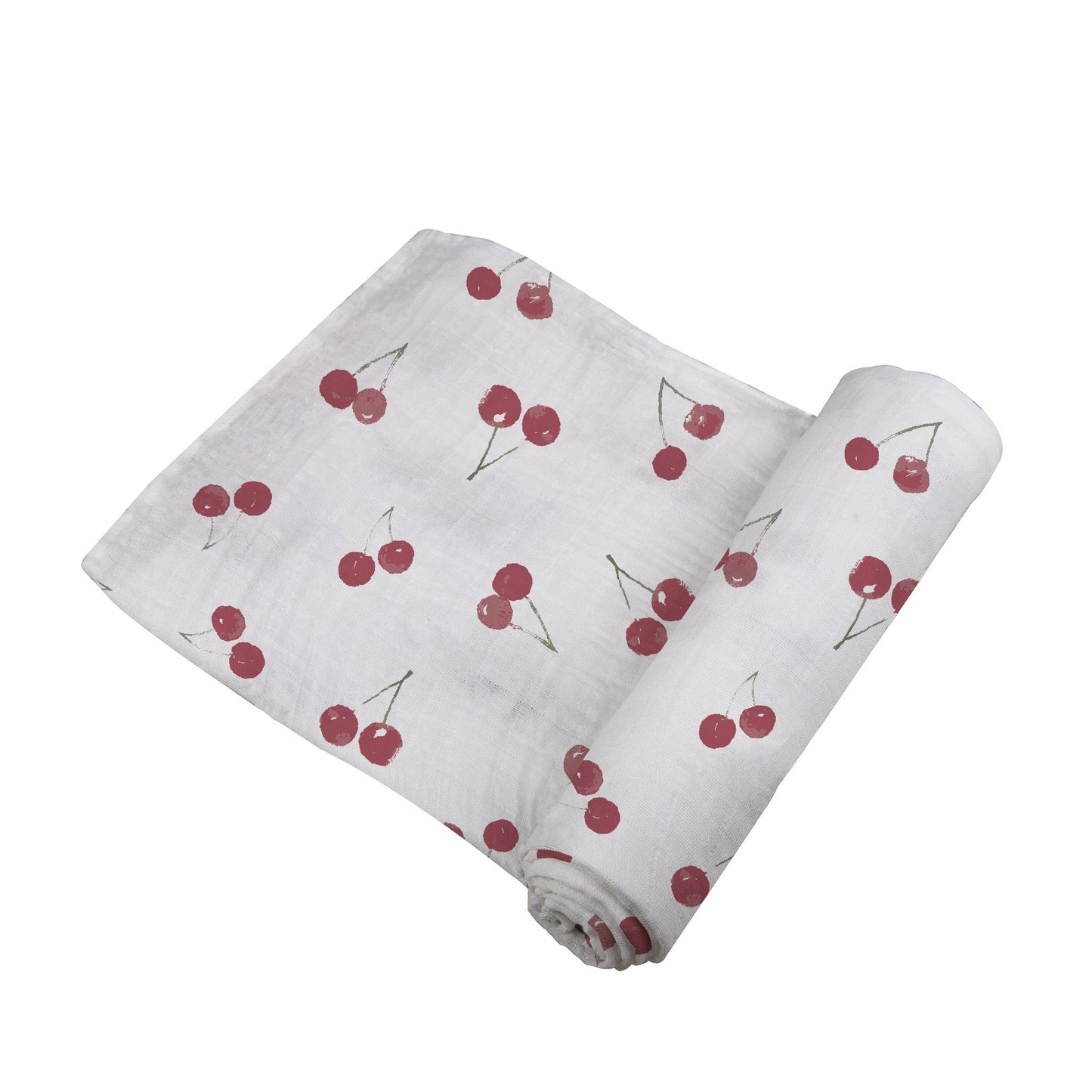 Sweetheart Cherry Bamboo Swaddle