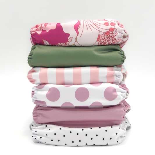 Baby Girl Cloth Diaper Collection